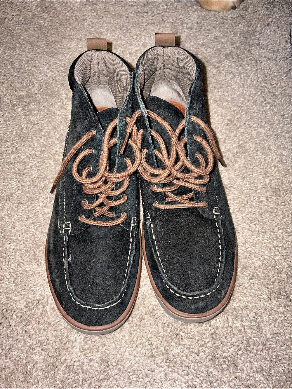 Black & Brown Lace-Up Boots